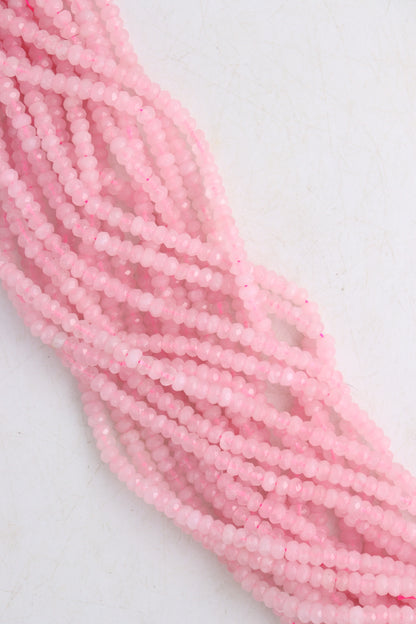 Rose Quartz 5x8 mm Faceted Beads