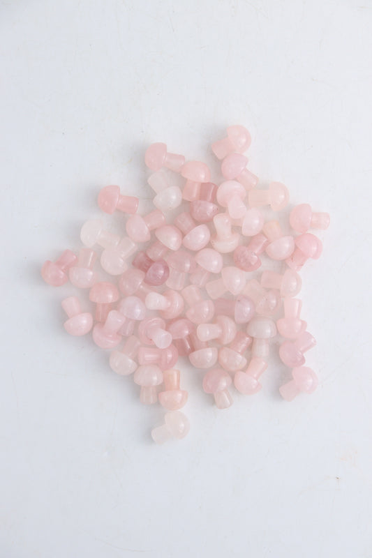 Rose Quartz Mini Mushrooms (250 grams)