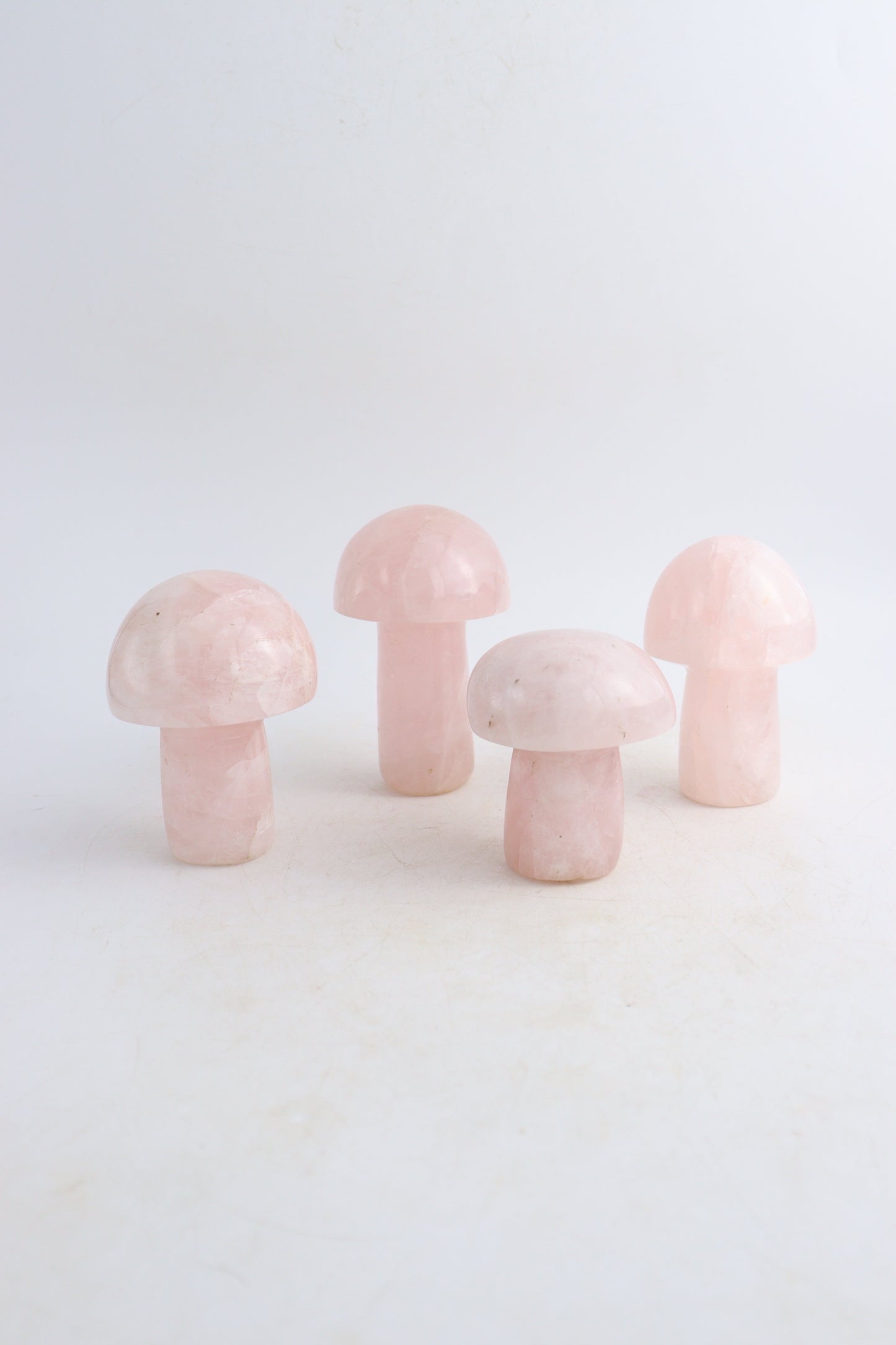 Rose Quartz Crystal Mushrooms - Expert Supplier of Wholesale Crystals & Bulk Gemstones