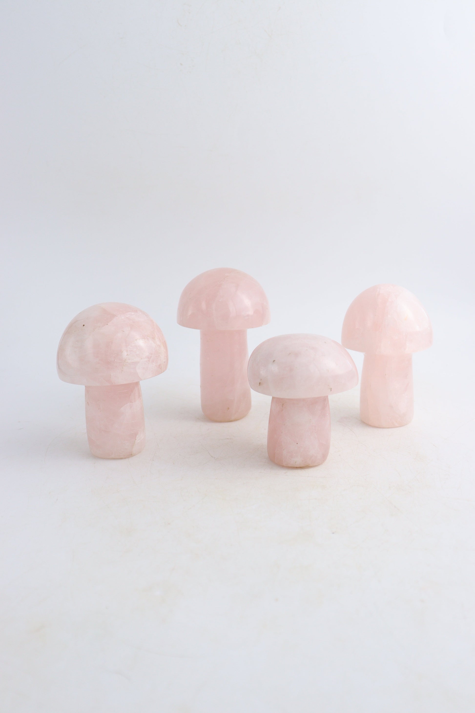 Rose Quartz Crystal Mushrooms - Expert Supplier of Wholesale Crystals & Bulk Gemstones