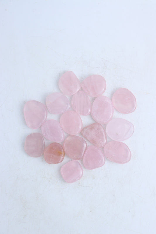 1/2kg Rose Quartz Flat Stone