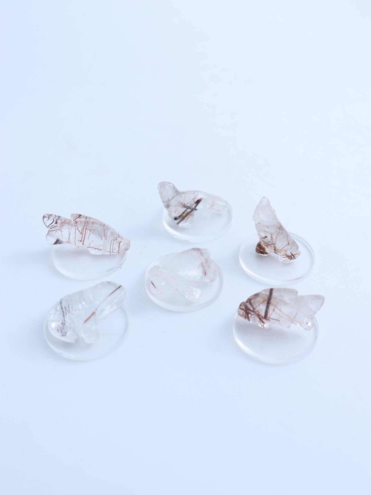 Rutilated Quartz Small Animal Carvings - Expert Wholesale and Supplier of Wholesale Crystals & Bulk Gemstones, ["Animal Carvings","Rutiled Quartz"]