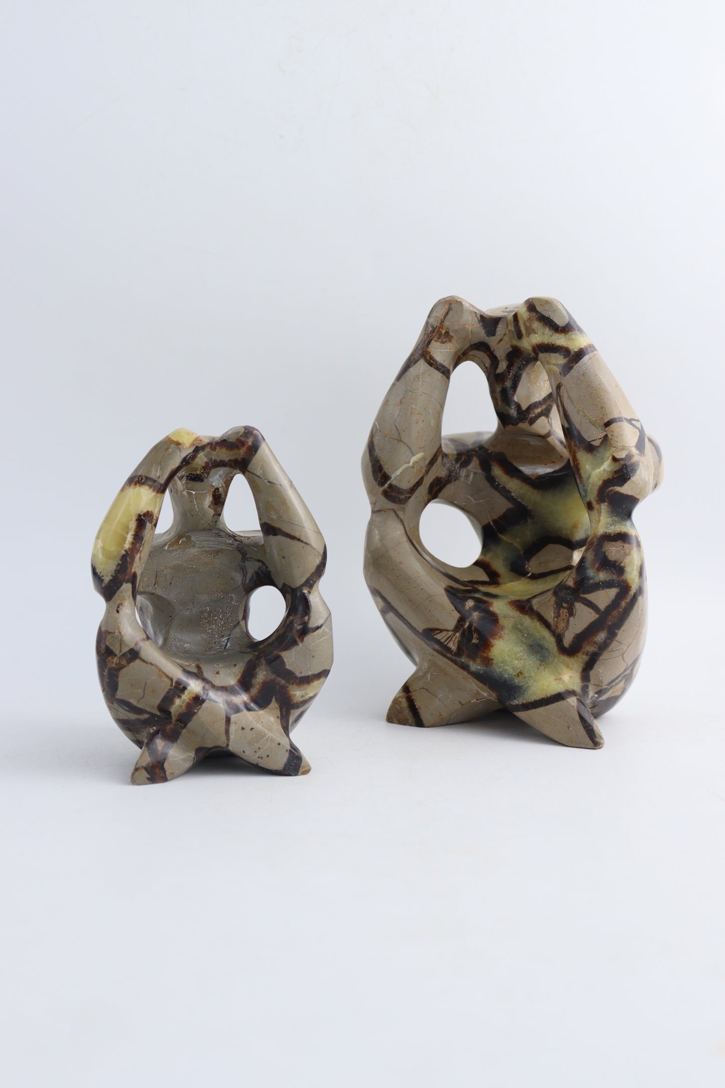 Septarian Meditating Men - Mi Esperanza Minerals