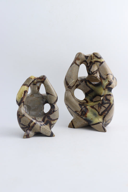 Septarian Meditating Men - Mi Esperanza Minerals