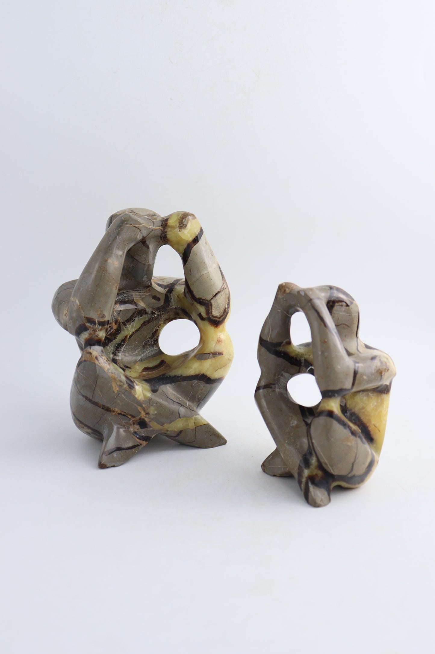 Septarian Meditating Men - Mi Esperanza Minerals