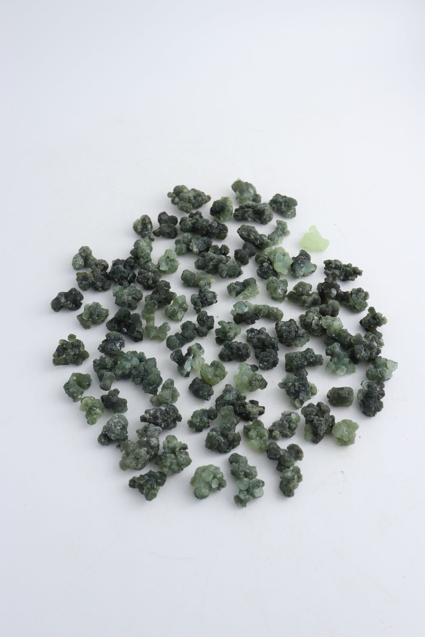 Small Prehnite Clusters - Expert Wholesale and Supplier of Wholesale Crystals & Bulk Gemstones, ["Clusters","Flats","Morocco","Prehnite"]