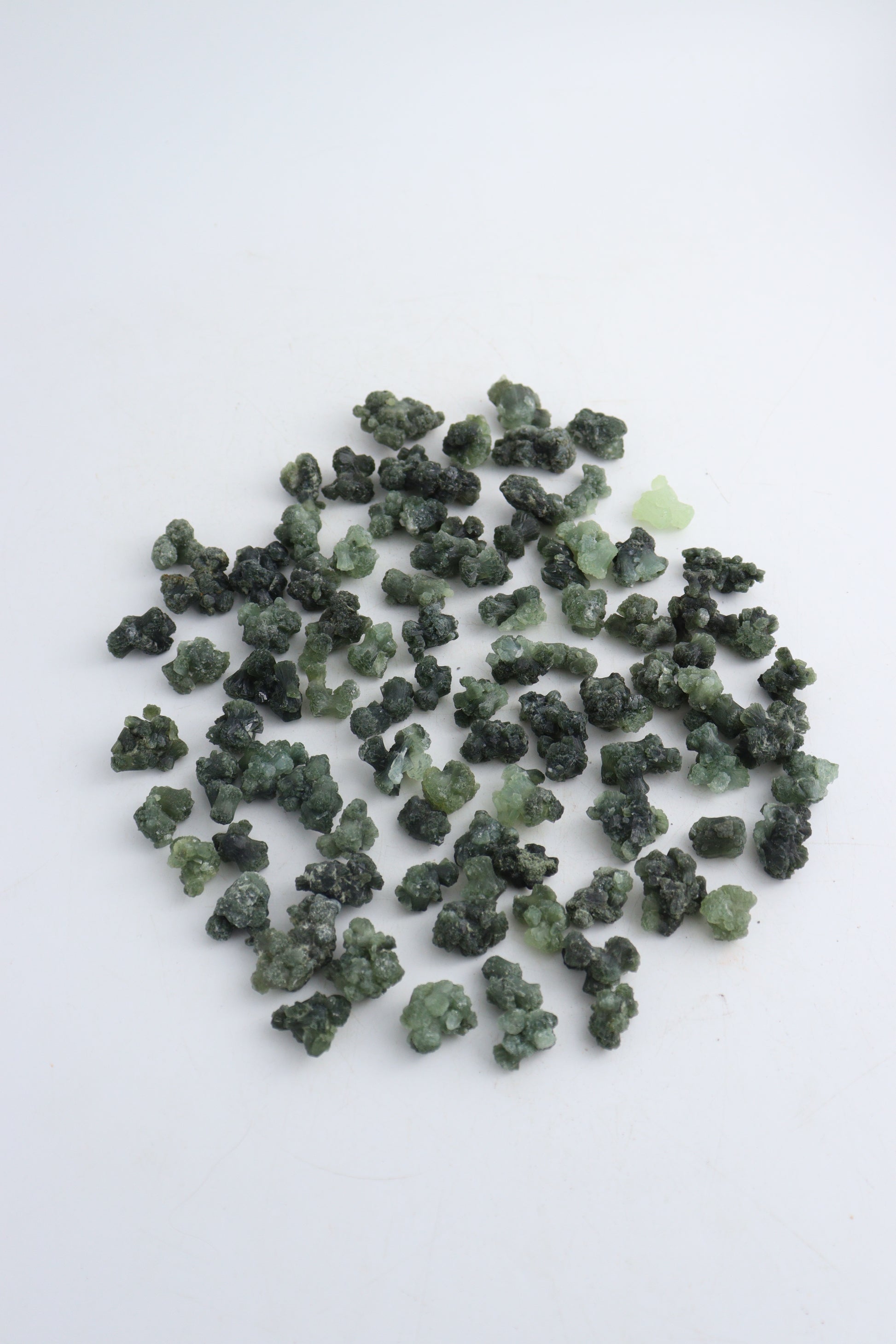 Small Prehnite Clusters - Expert Wholesale and Supplier of Wholesale Crystals & Bulk Gemstones, ["Clusters","Flats","Morocco","Prehnite"]