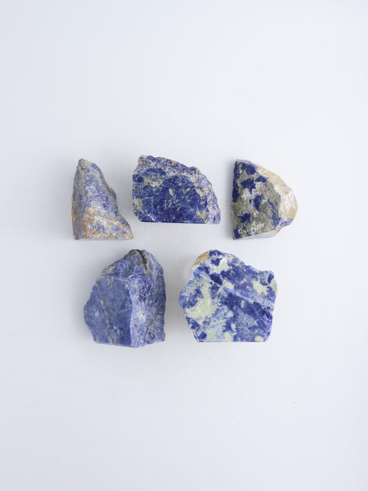 Sodalite Cut Base - Mi Esperanza Minerals