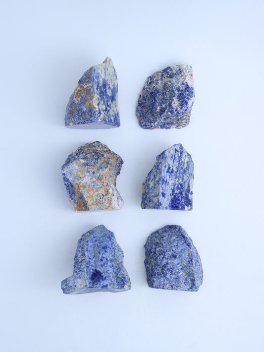 Sodalite Cut Base - Mi Esperanza Minerals