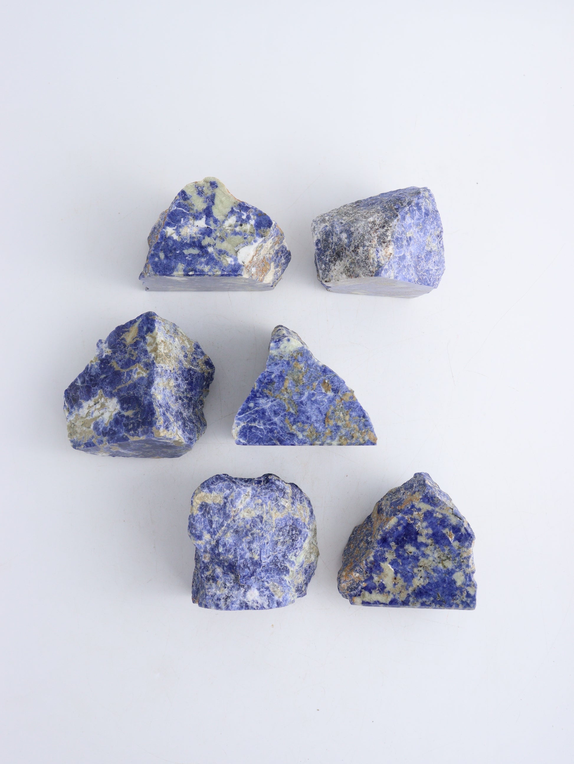 Sodalite Cut Base - Mi Esperanza Minerals