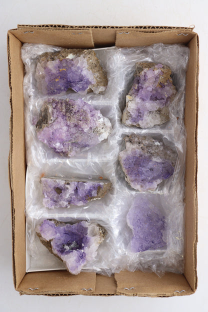 Tule Fluorite Cluster Flat - Mi Esperanza Minerals