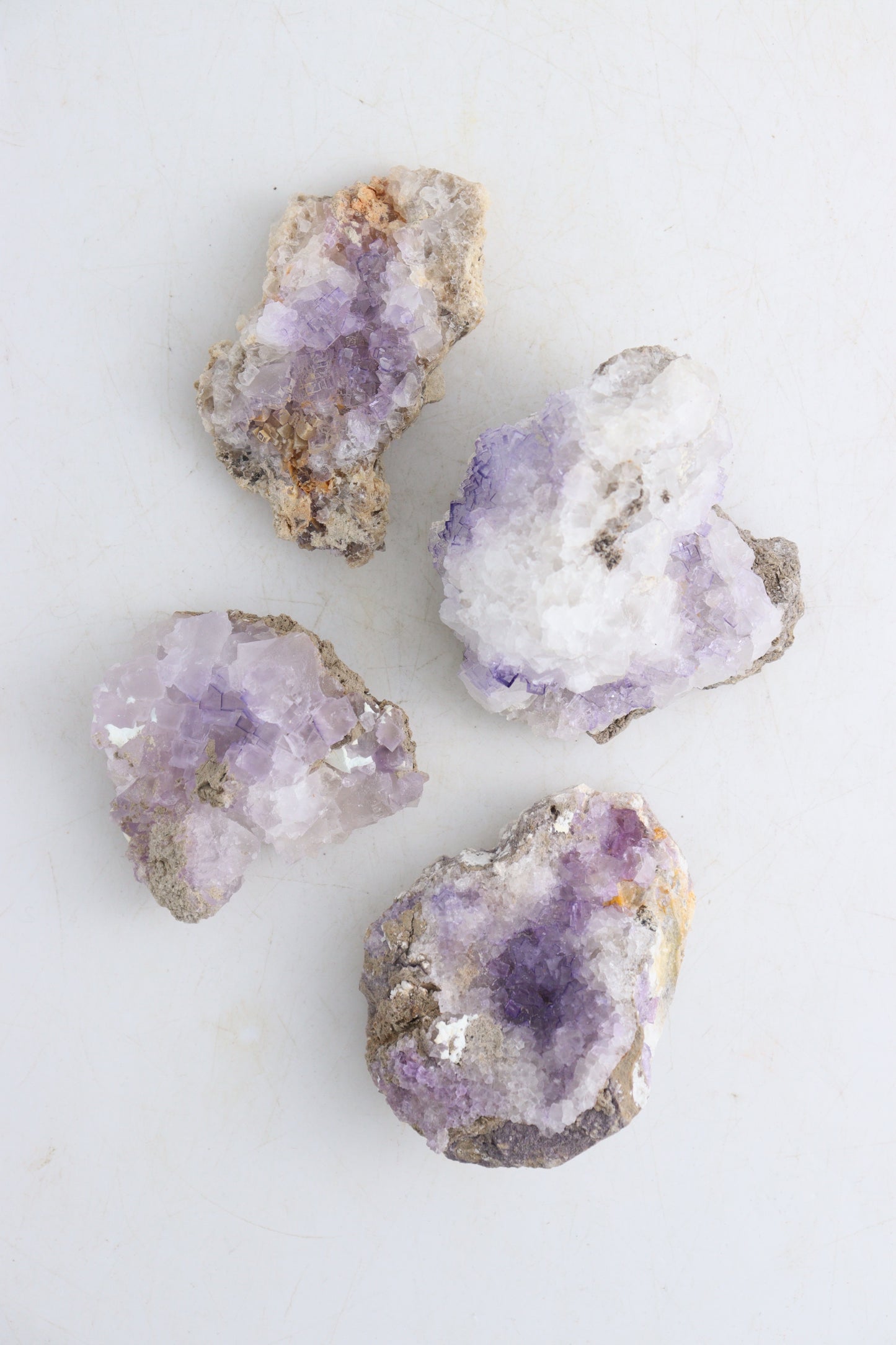 Tule Fluorite Cluster Flat