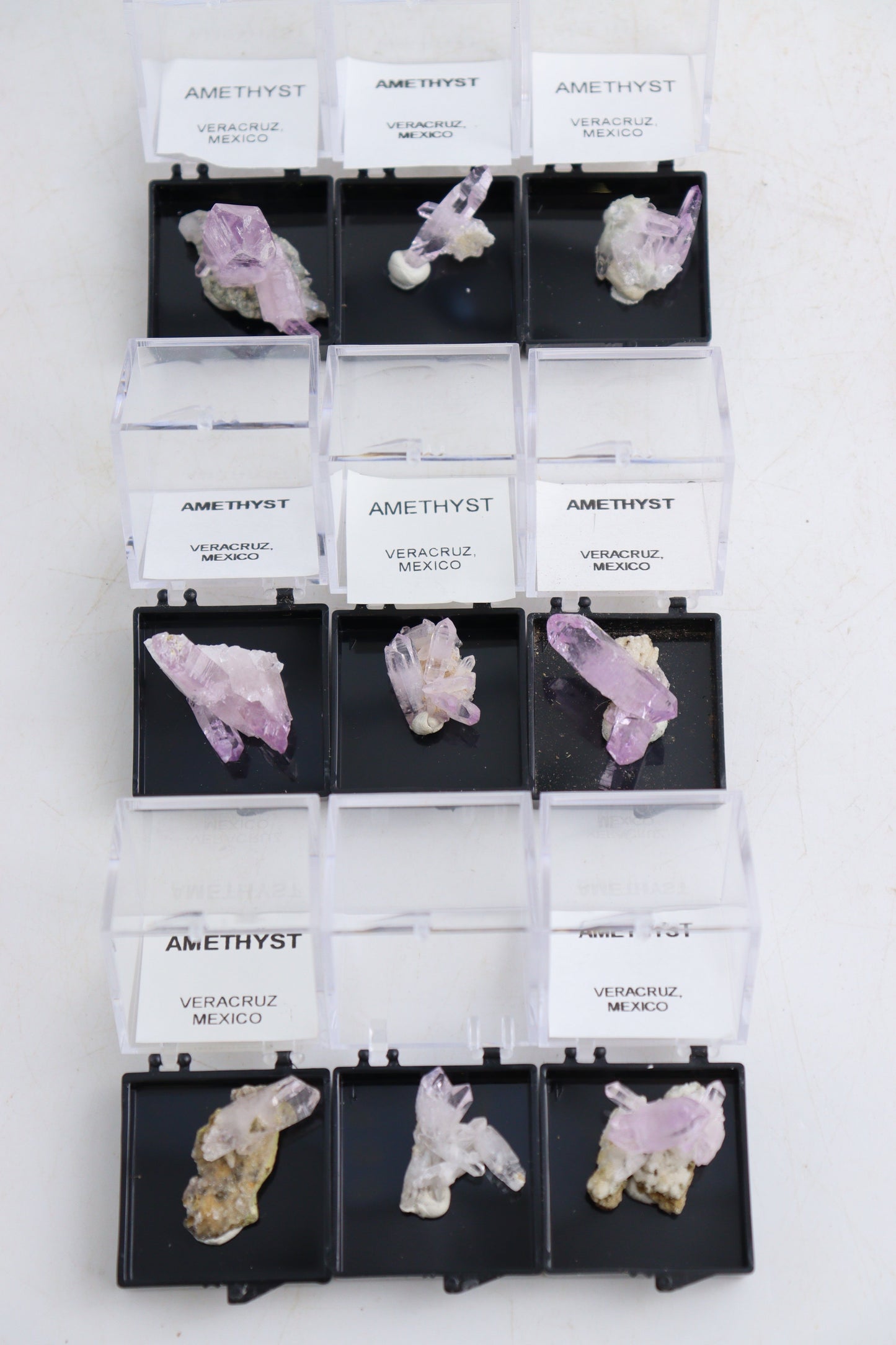 Veracruz Amethyst Clusters Individually Boxed