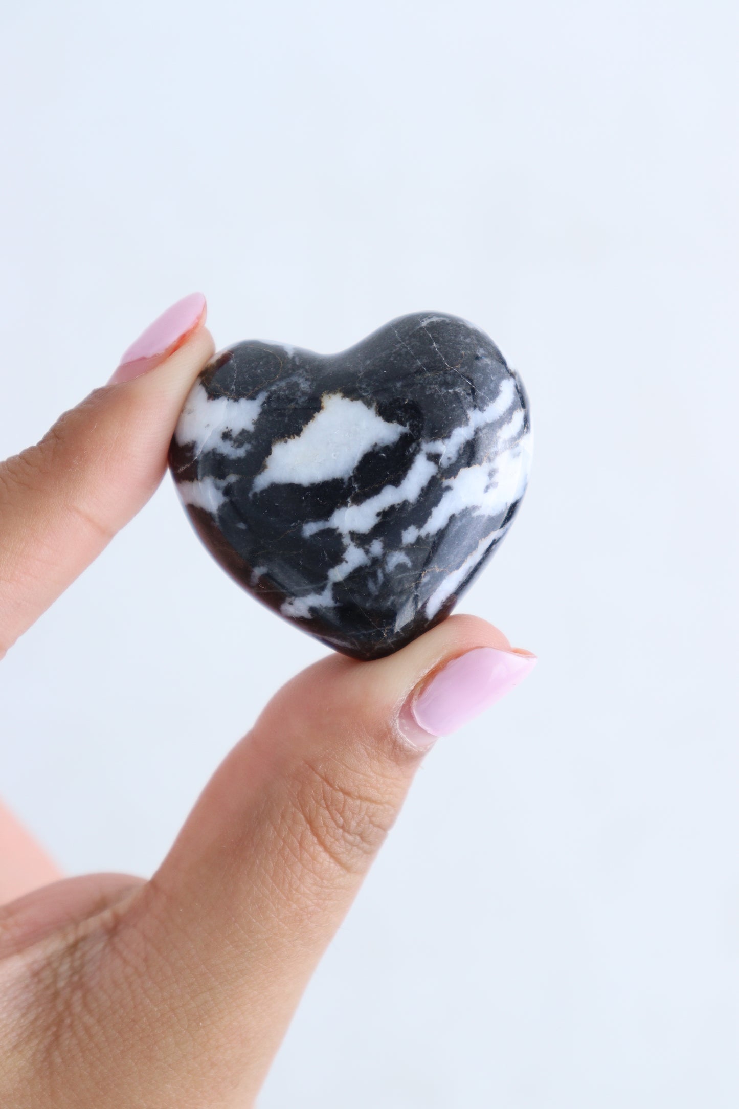 Zebra Calcite Hearts