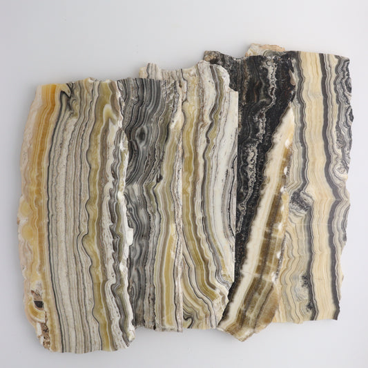 Zebra Onyx Slabs - Mi Esperanza Minerals