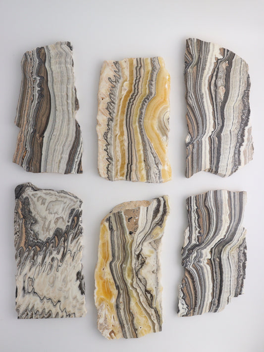 Zebra Onyx Slabs - Mi Esperanza Minerals