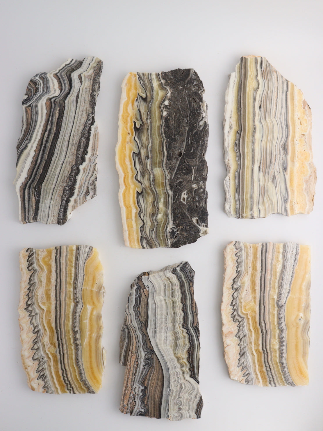 Zebra Onyx Slices - Mi Esperanza Minerals