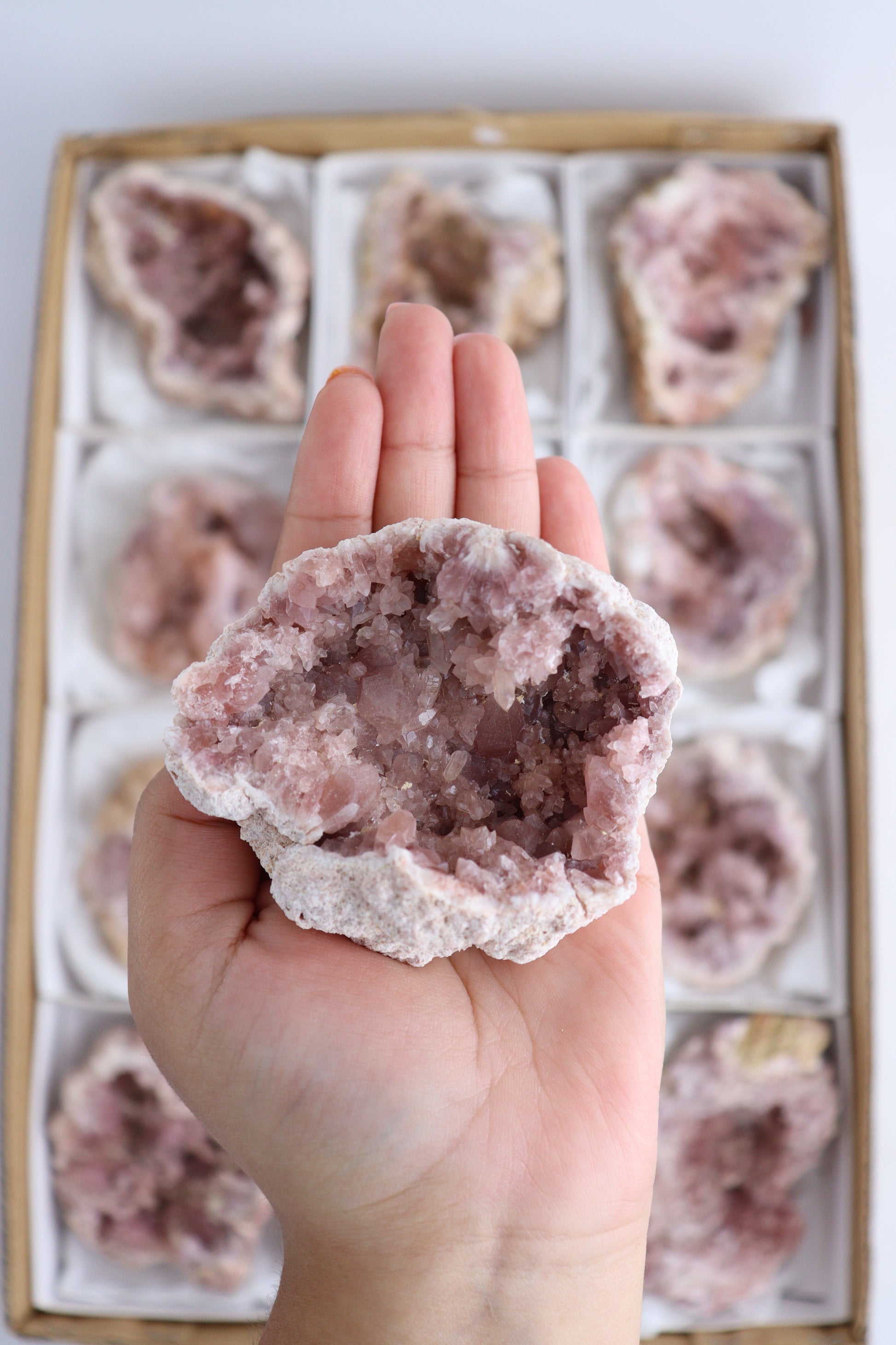 Pink Amethyst Flat - Expert Supplier of Wholesale Crystals & Bulk Gemstones