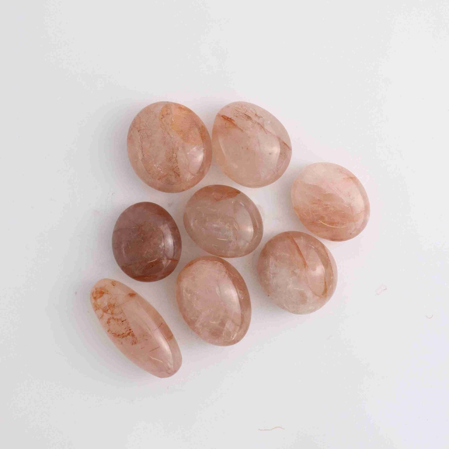 1kg Fire Quartz Palm Stones - Expert Supplier of Wholesale Crystals & Bulk Gemstones