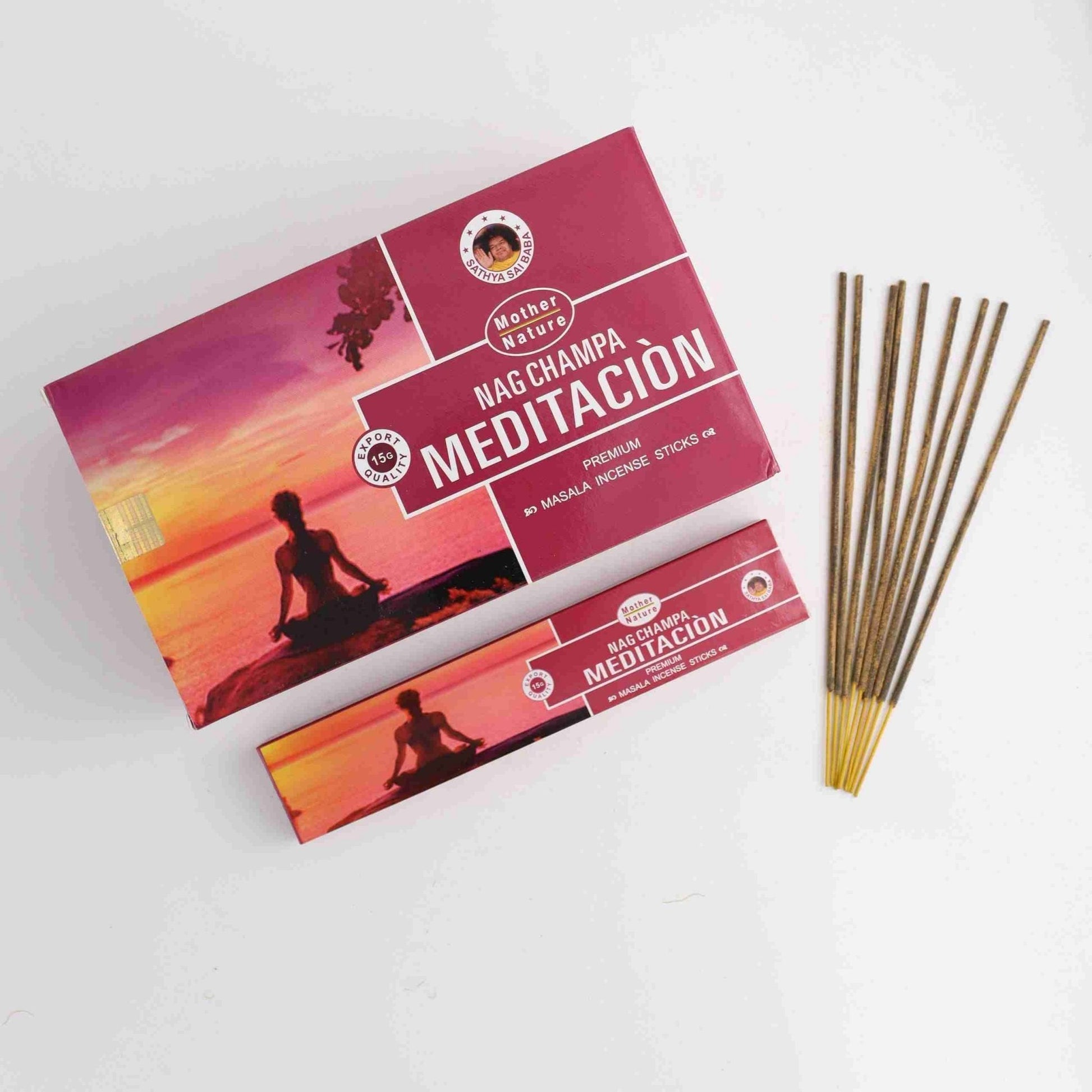 Meditation Incense - 12 boxes with 15g each - Expert Vendor of Wholesale Crystals