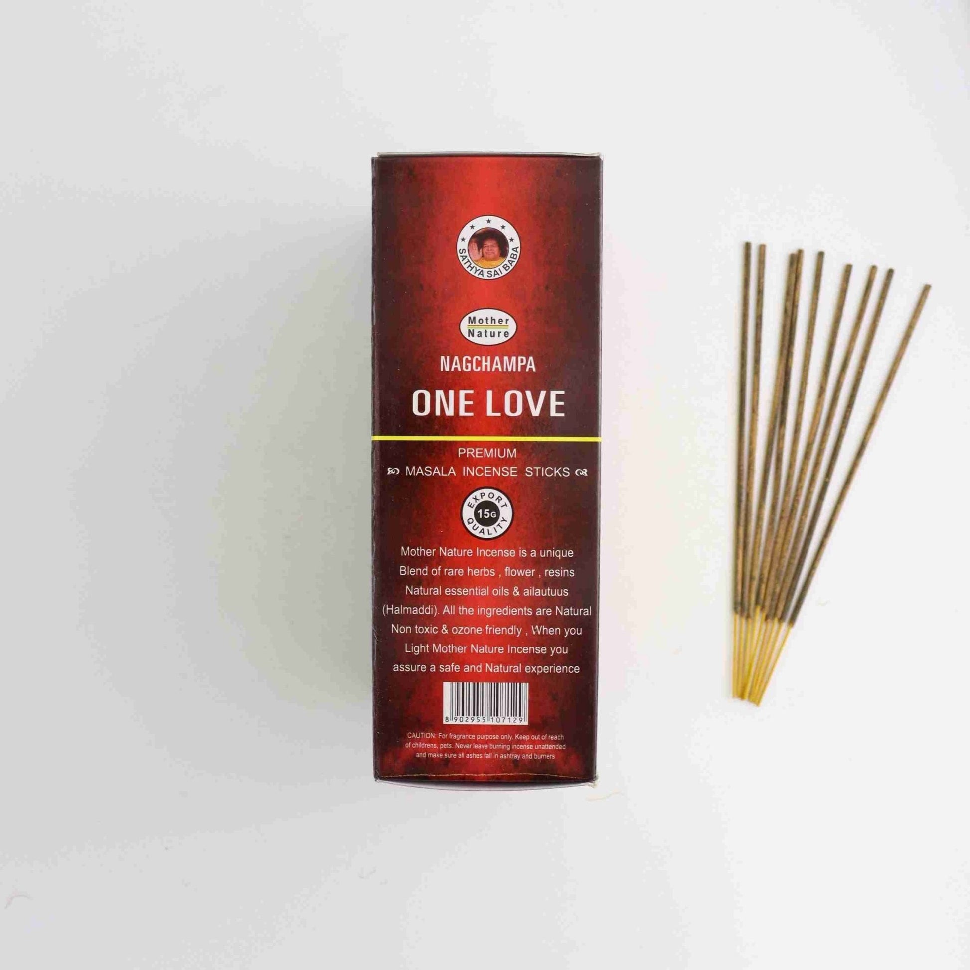 One Love Incense - 12 boxes with 15g each - Expert Vendor of Wholesale Crystals