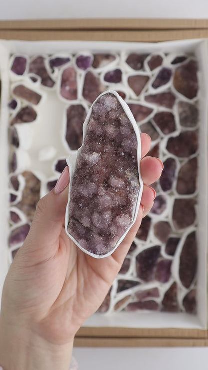 Amethyst Clusters Flat