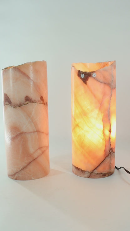 Onyx Lamps Set of 2