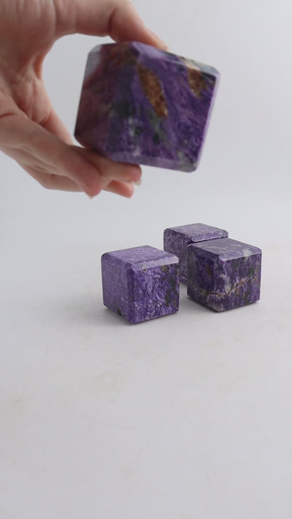 Charoite Cubes