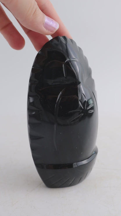 Rainbow Obsidian Virgin Mary