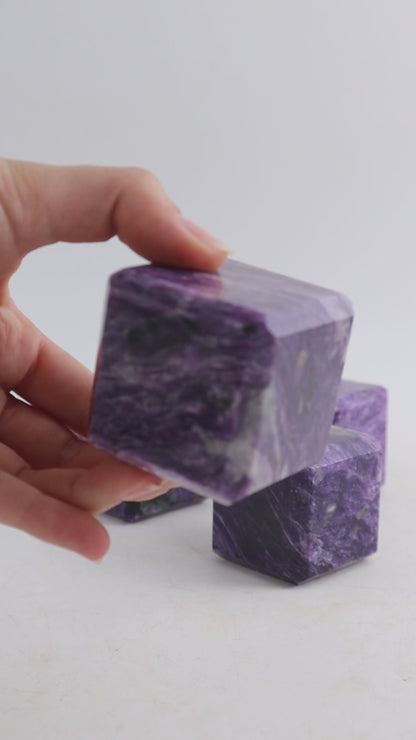 Charoite Cubes