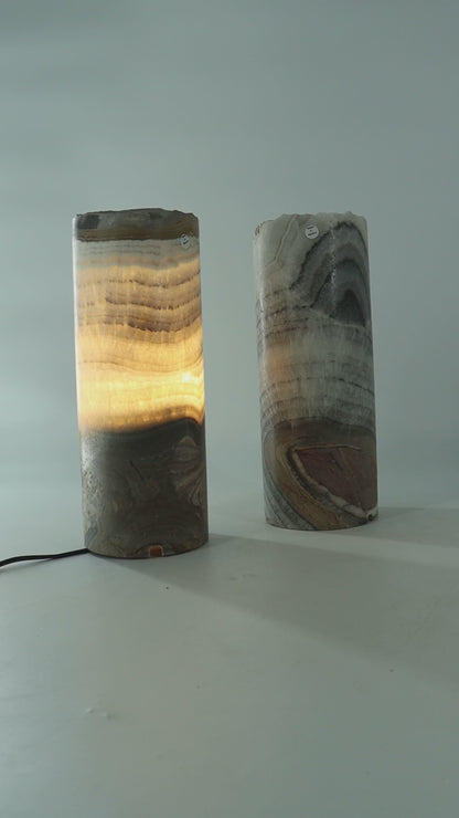 Onyx Lamps Set of 2