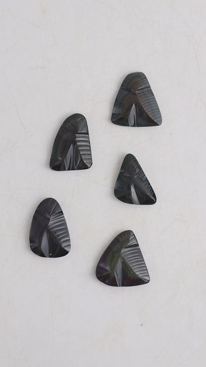 Rainbow Obsidian Carvings