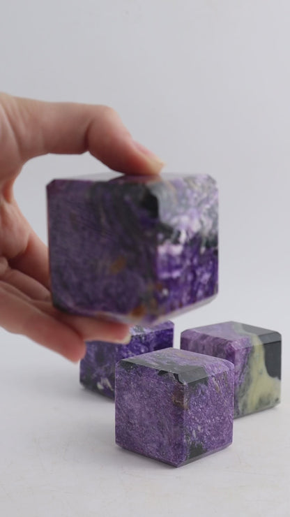 Charoite Cubes