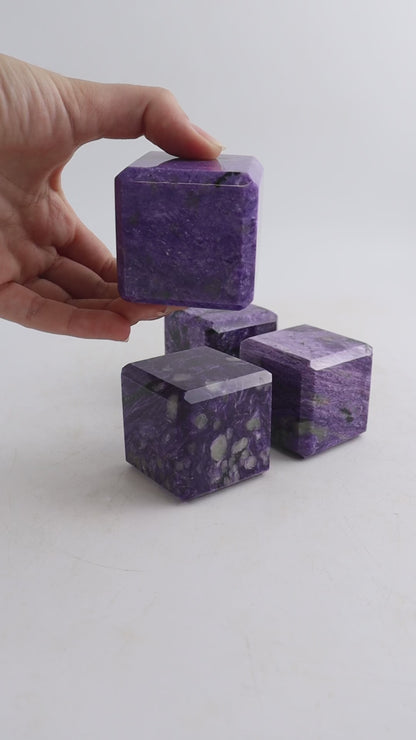 Charoite Cubes