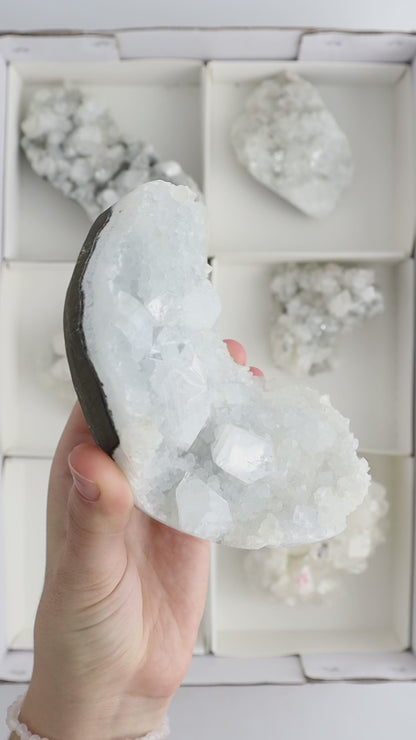 Apophyllite Cluster Flat