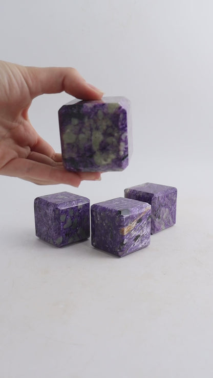 Charoite Cubes