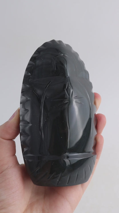 Rainbow Obsidian Virgin Mary