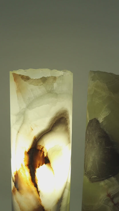 Onyx Lamp Pair