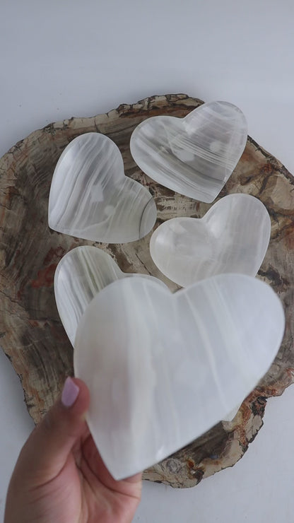 Onyx Hearts Set of 6