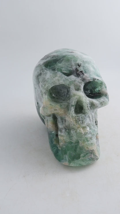 Flourite Skull