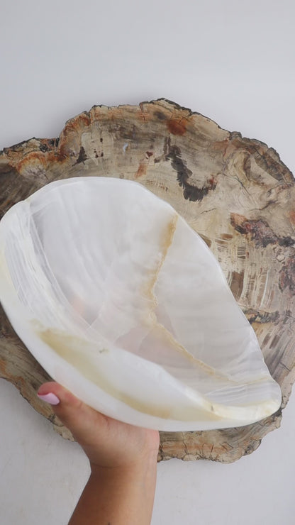 White Onyx Bowl