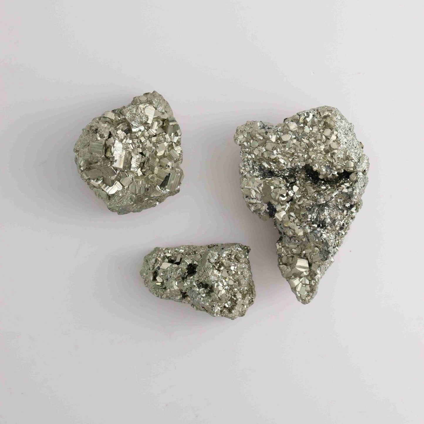 Pyrite Clusters Set - Expert Supplier of Wholesale Crystals & Bulk Gemstones