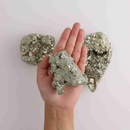 Pyrite Clusters Set - Expert Supplier of Wholesale Crystals & Bulk Gemstones