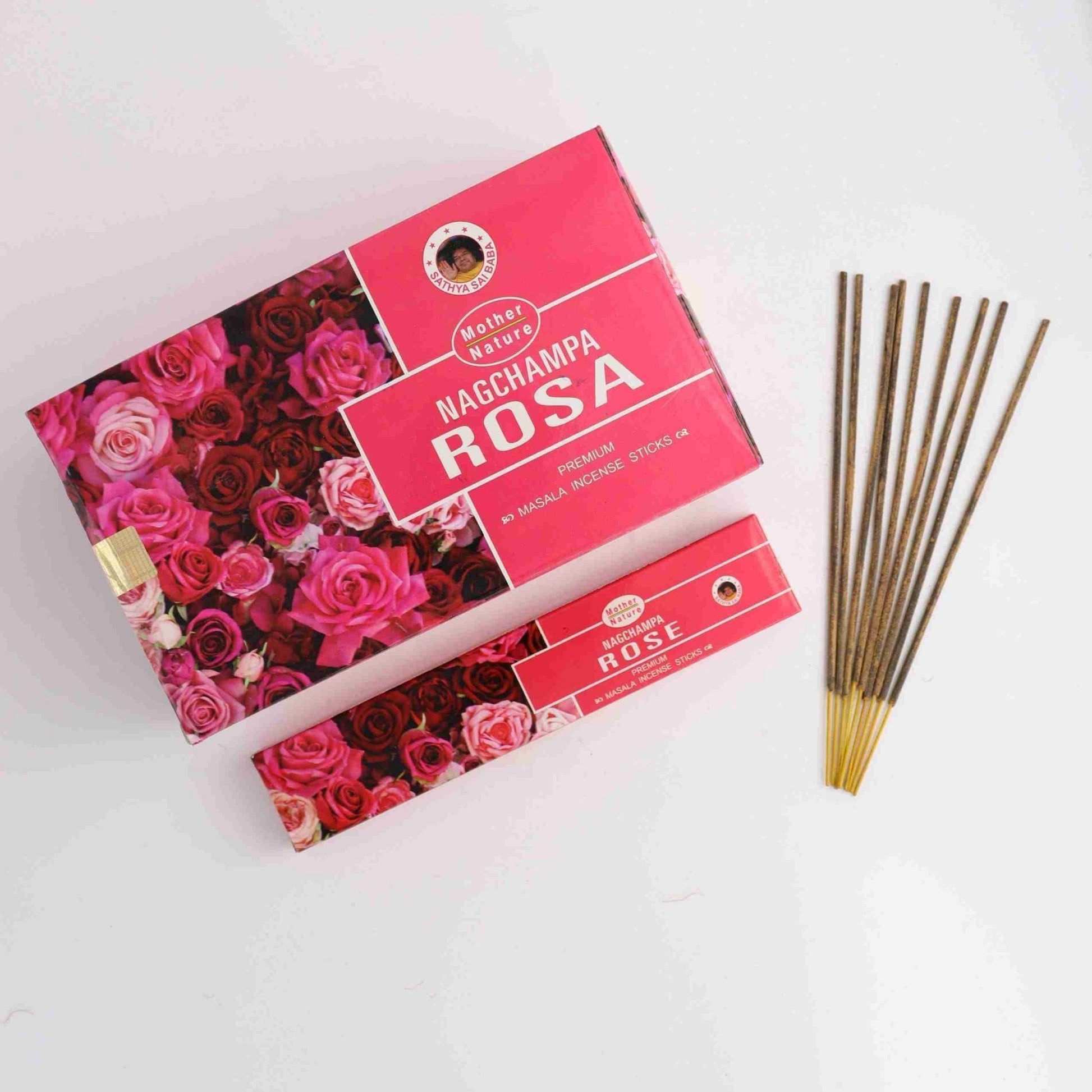 Rosa Incense - 12 boxes with 15g each - Expert Supplier of Wholesale Crystals & Bulk Gemstones