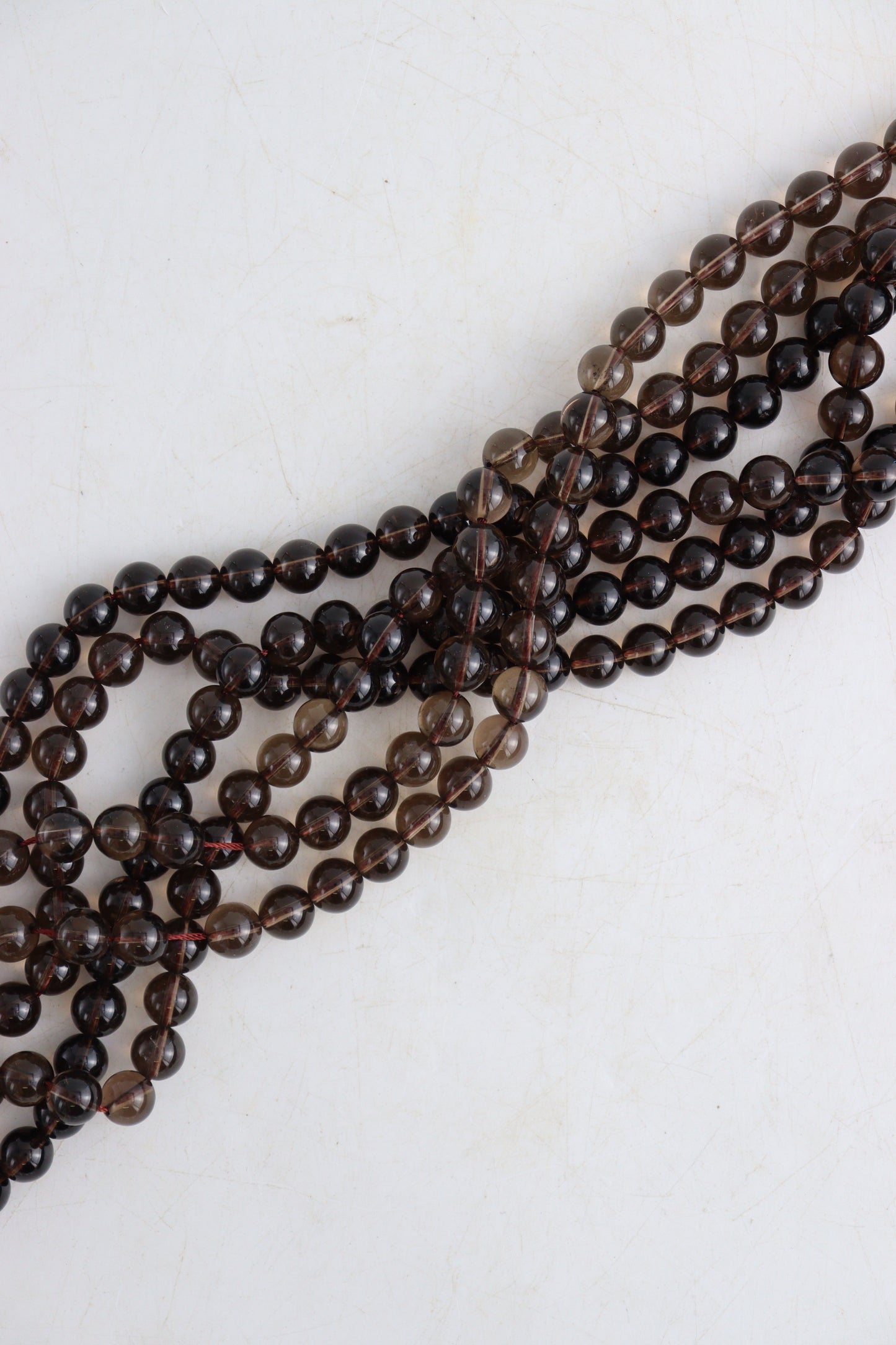 Smoky Quartz 10 mm Round Beads