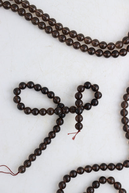 Smoky Quartz 10 mm Round Beads