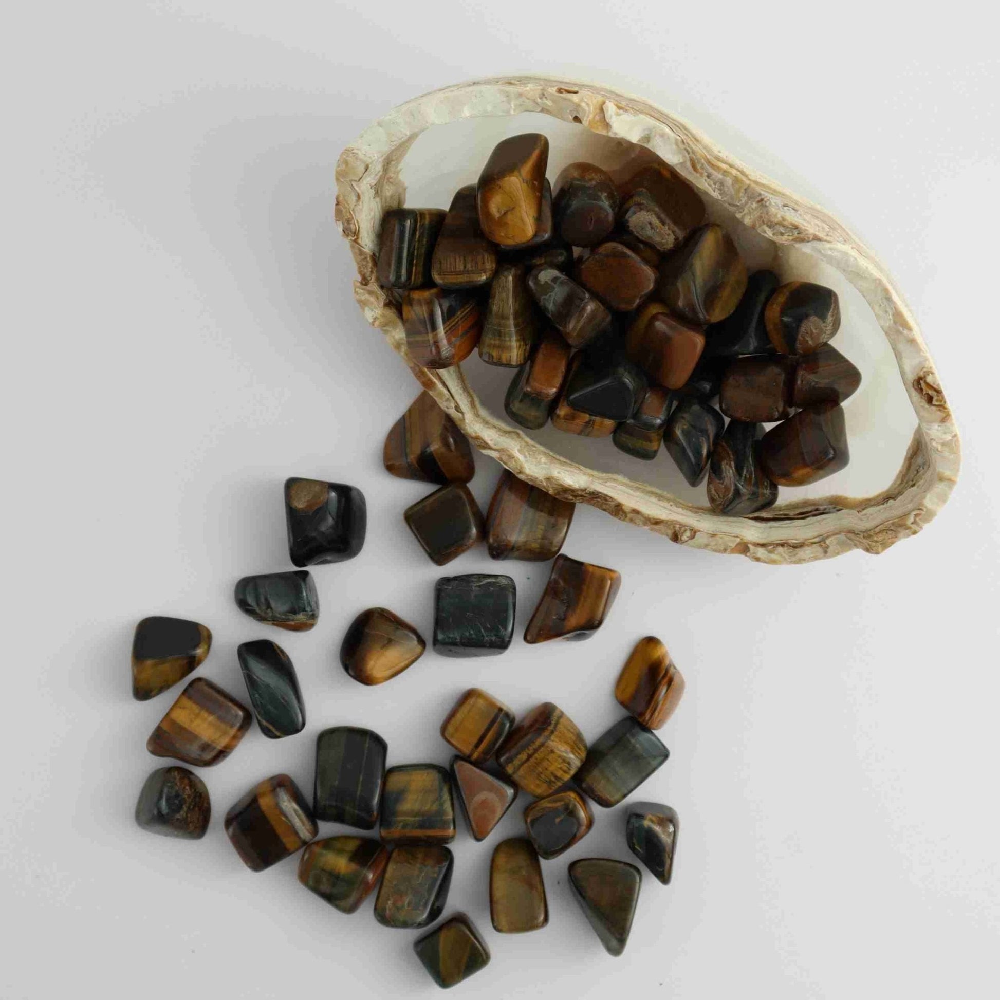 1kg Blue Tiger Eye Tumbles - Mi Esperanza Minerals