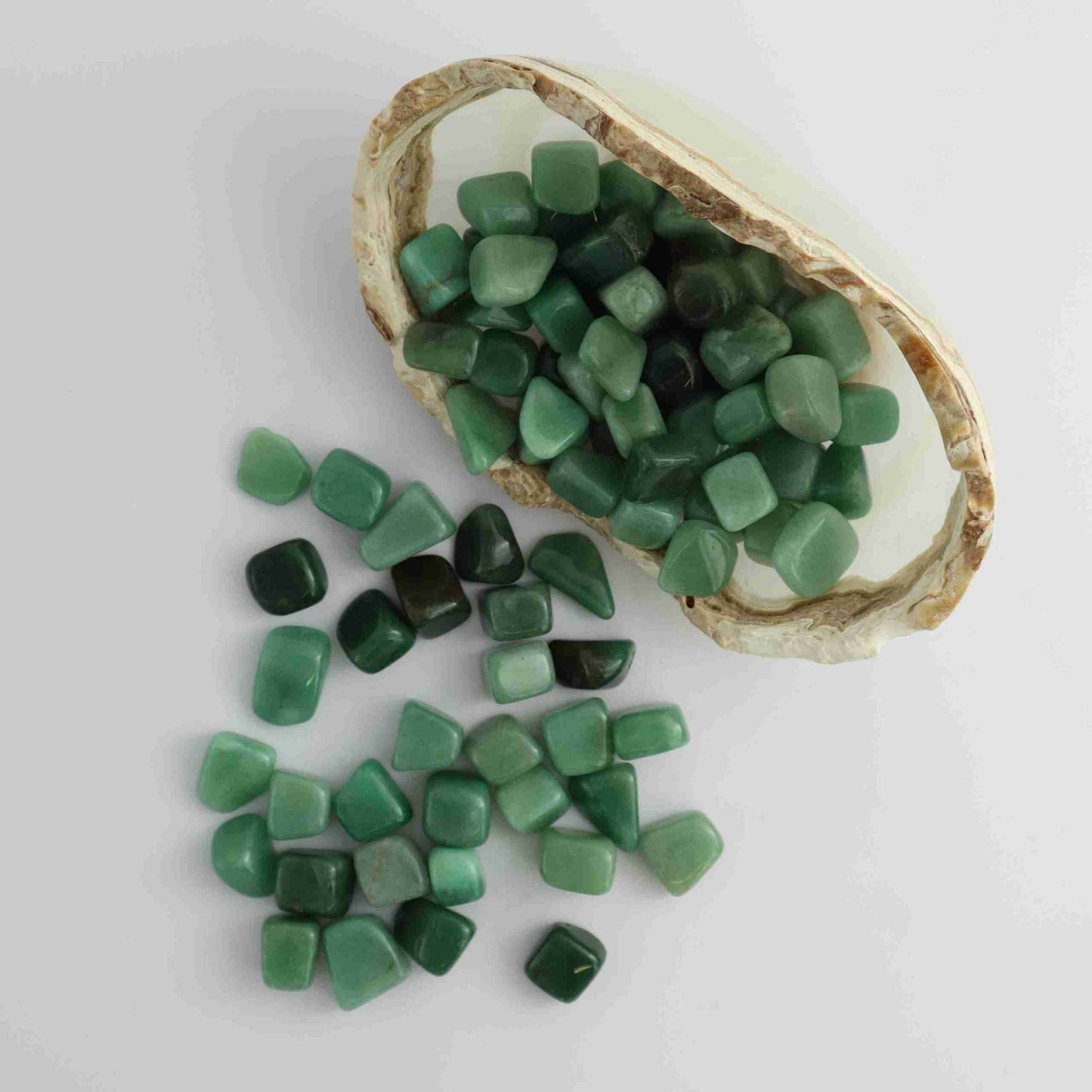 1kg Green Aventurine Tumbles - Mi Esperanza Minerals