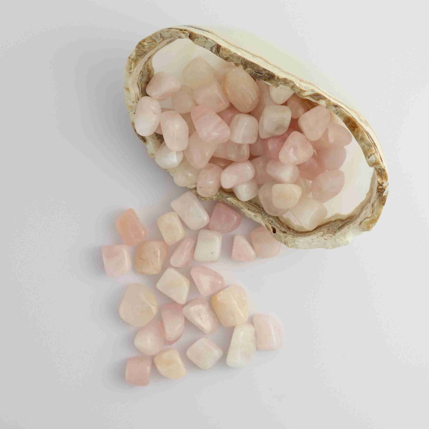 1kg Rose Quartz Tumbles - Mi Esperanza Minerals