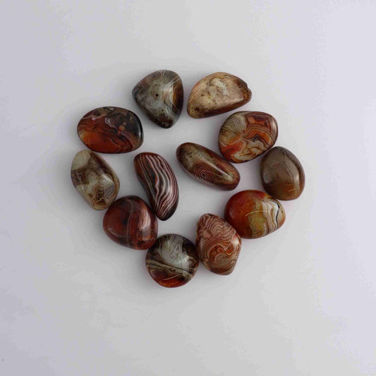 1kg Sardonyx Palm Stones - Mi Esperanza Minerals